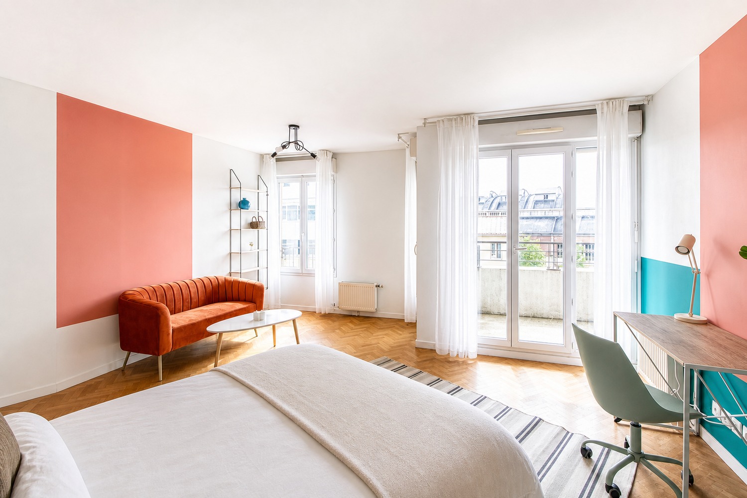 Spacious 23 m² bedroom to rent in Saint-Denis – SDN05