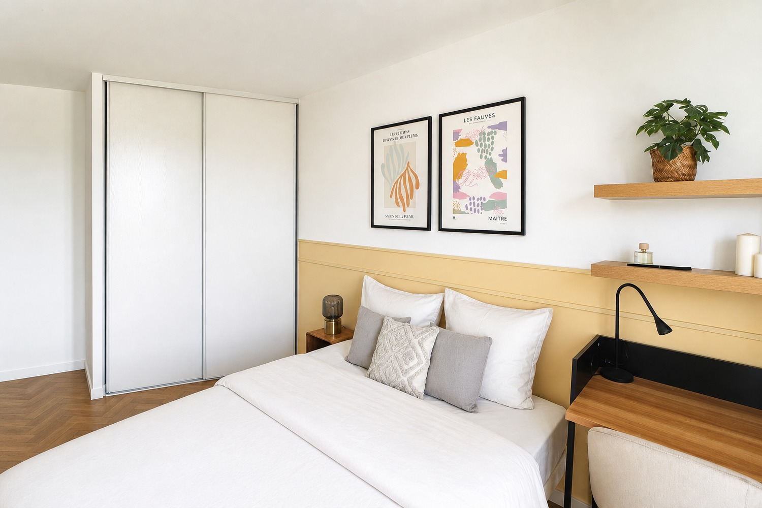 Cosy 13 m² bedroom with balcony for rent in coliving near Paris – SDN51