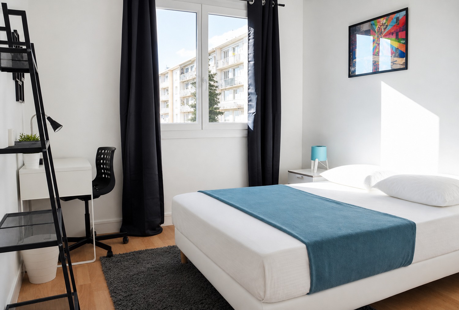 Nice quiet and bright bedroom – 13m² – NT3
