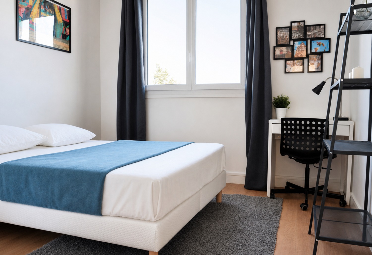 Quiet and bright bedroom – 13m² – NT4
