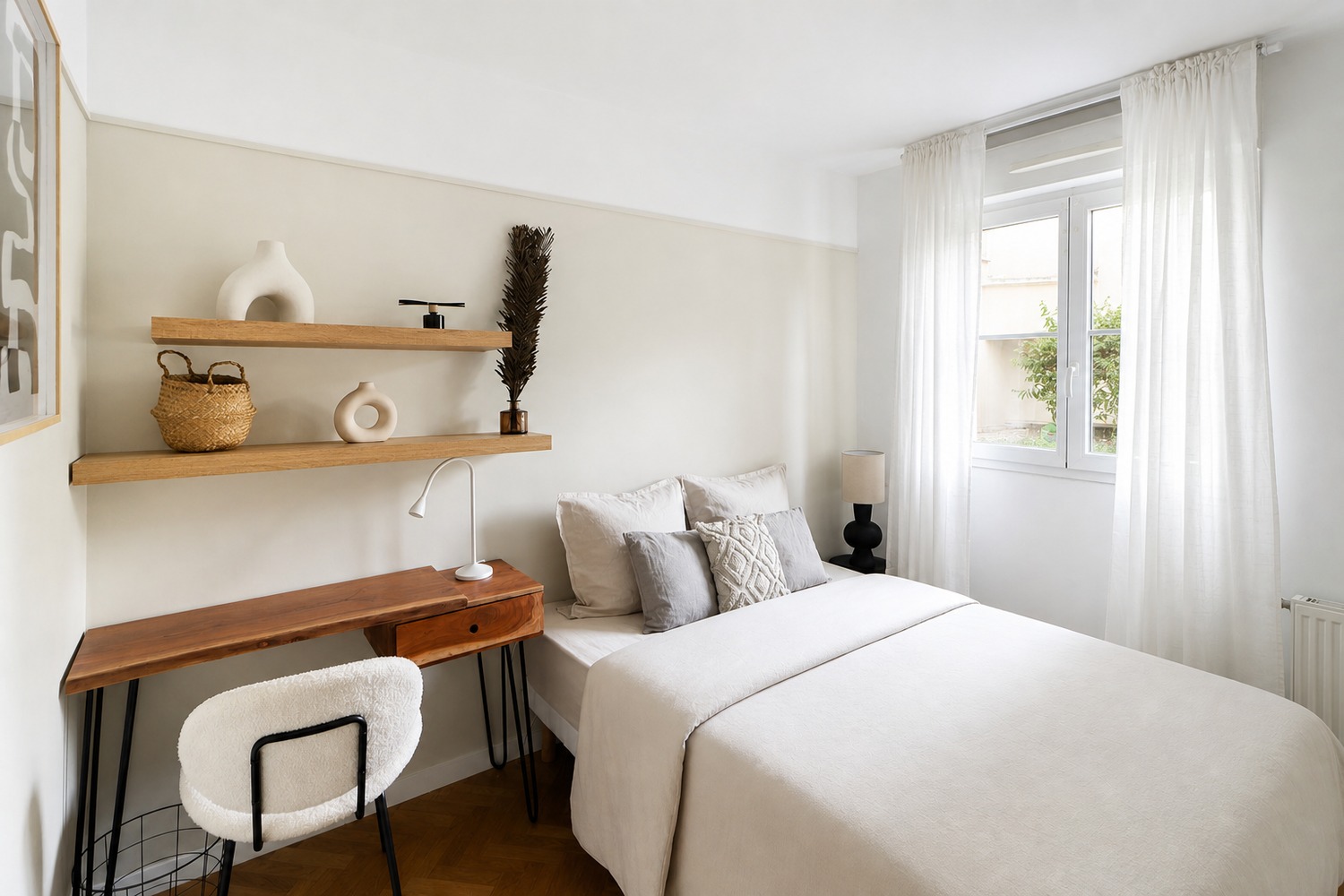 Comfortable 10 m² bedroom to rent in coliving in Saint-Denis – SDN44