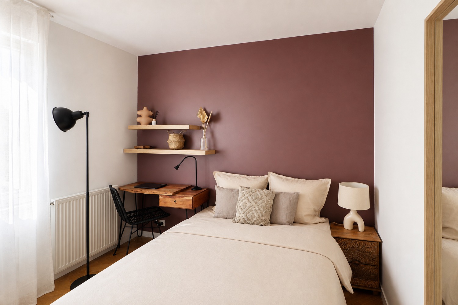 Minimalist 10 m² bedroom for rent in coliving in Saint-Denis – SDN46