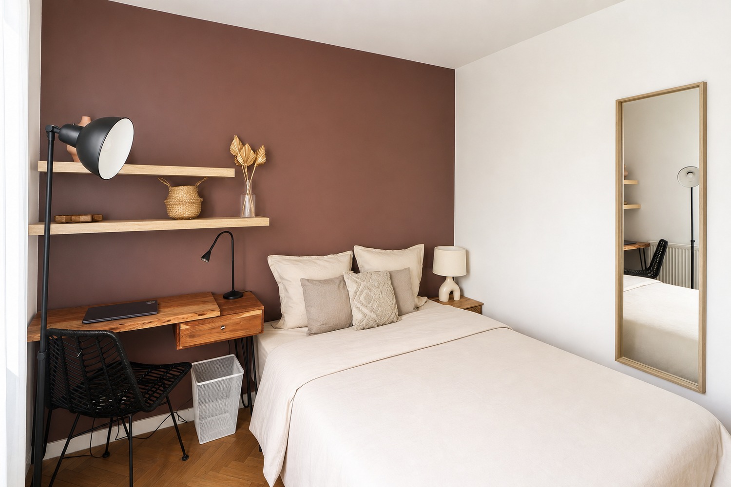 Minimalist 10 m² bedroom for rent in coliving in Saint-Denis – SDN46