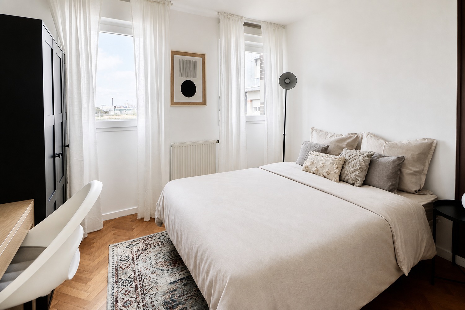 Charming 10 m² bedroom for rent in an apartment in coliving near Paris – SDN48