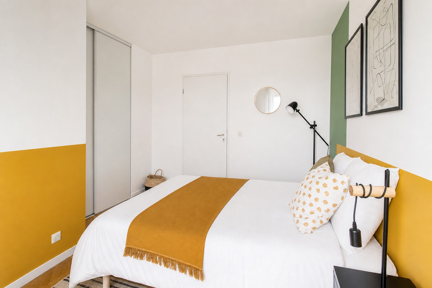 Elegant 12 m² bedroom for rent in Saint-Denis – SDN34