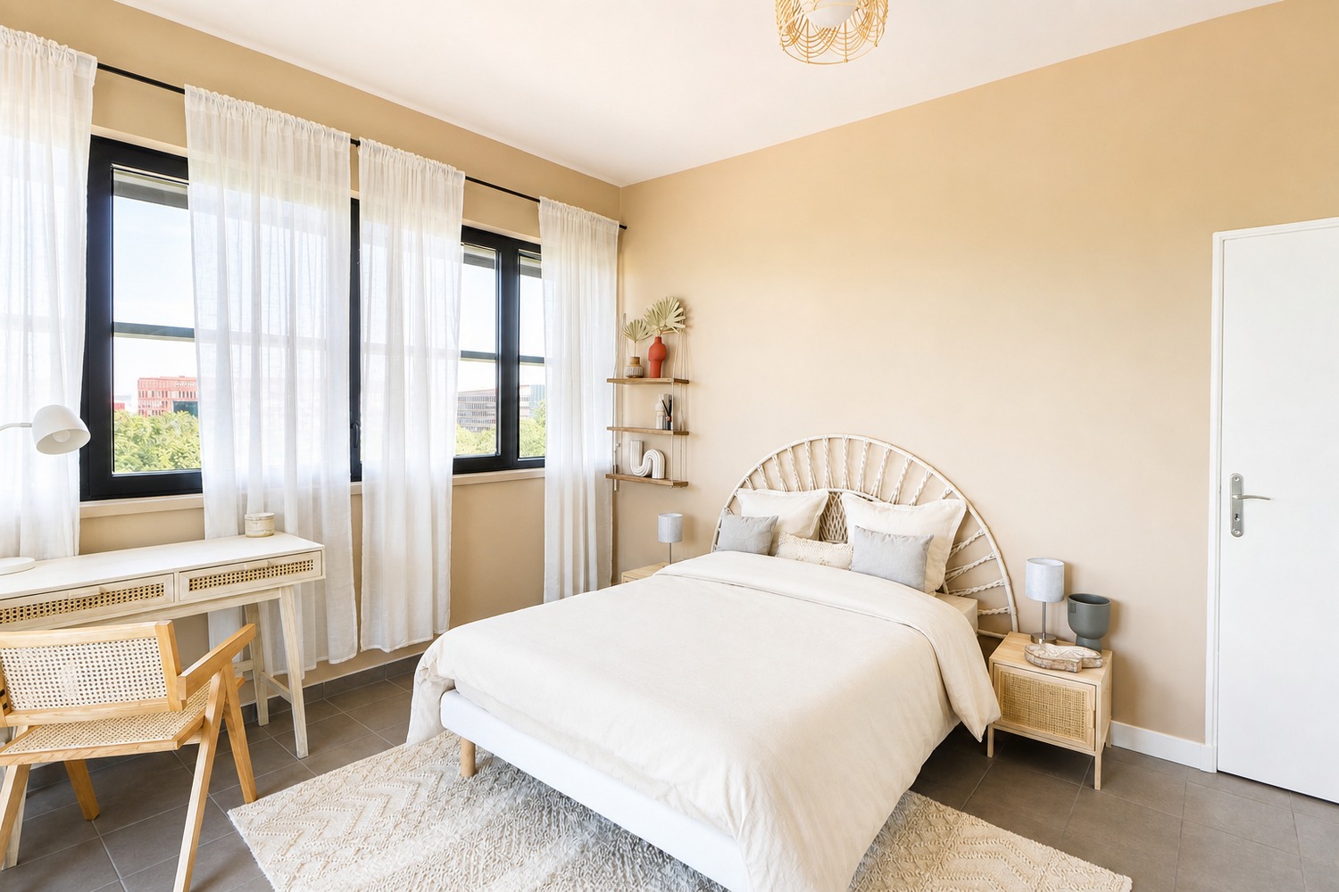 Rent this bright 17 m² bedroom in coliving at Rosa Parks – PA82