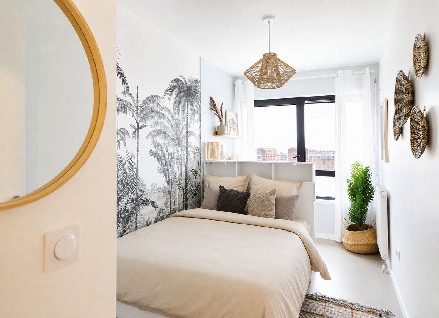 Rent this Bohemian 10 m² bedroom in coliving in the heart of Rosa Parks – PA68