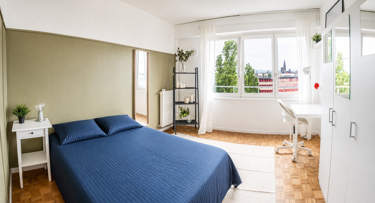 Grande chambre lumineuse – 20m² - ST5