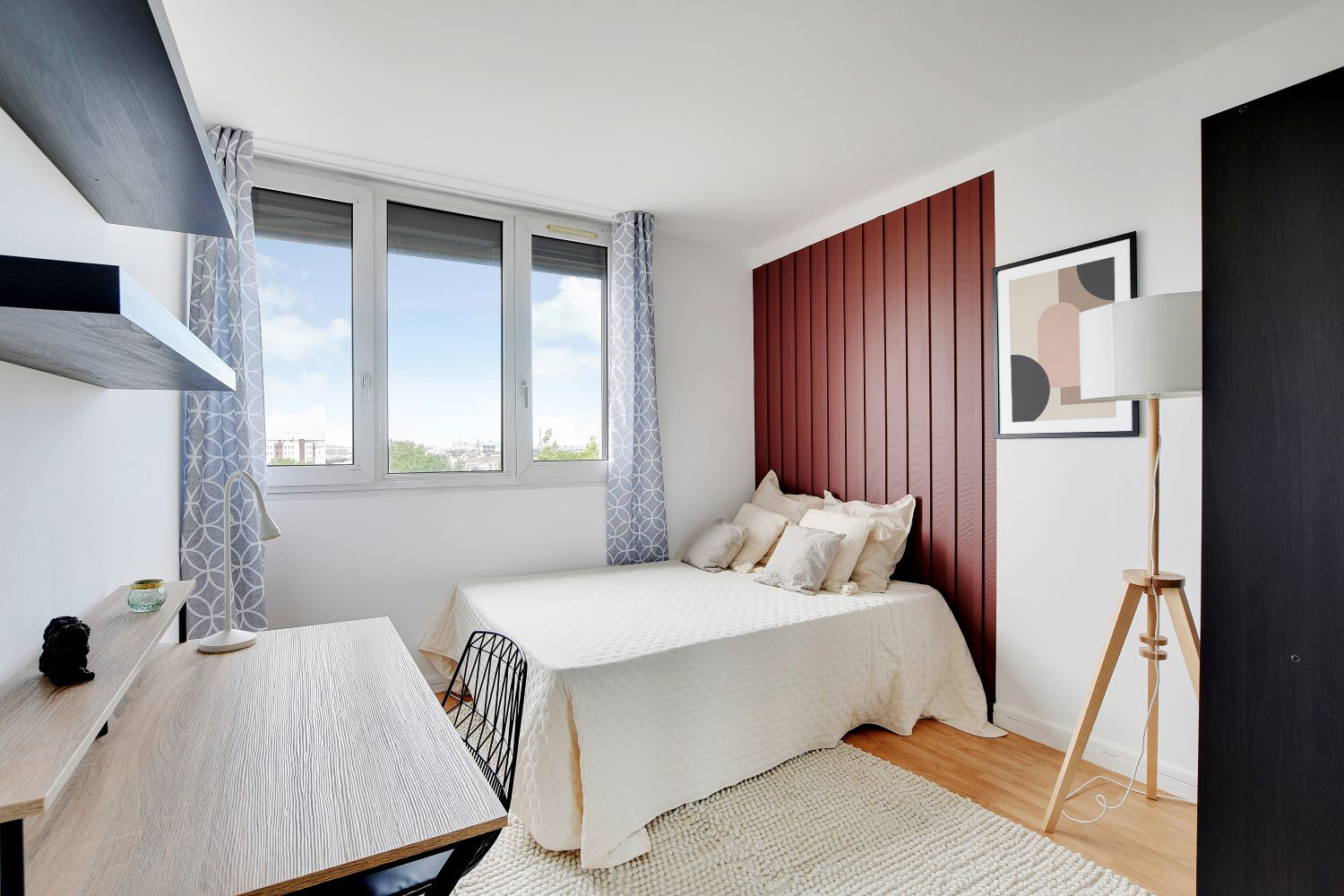 Chic 10 m² room in coliving near Paris – KRB18