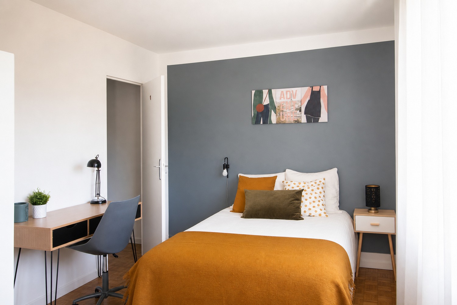 Lovely 13m² bedroom to rent in Grenoble -G015