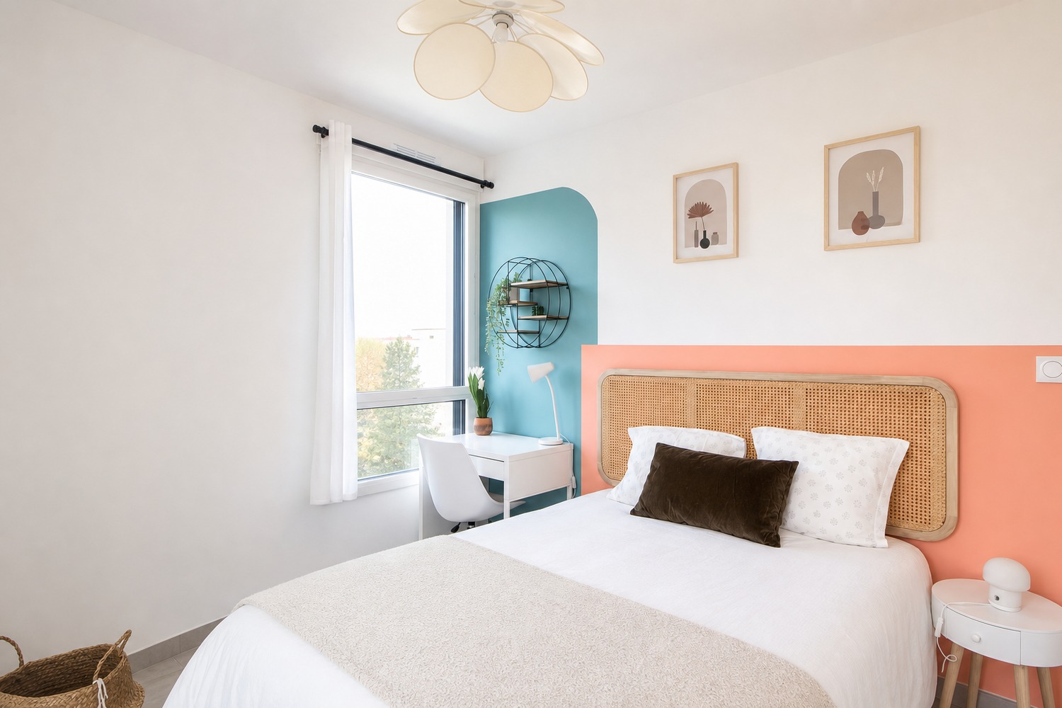 11 m² colourful bedroom in Villeurbanne – LYO48