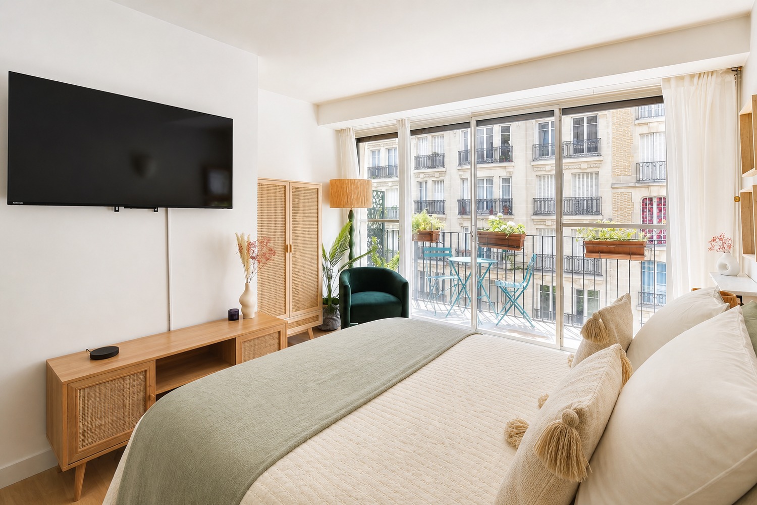 Bright 13 m² room for rent in Paris – PA110