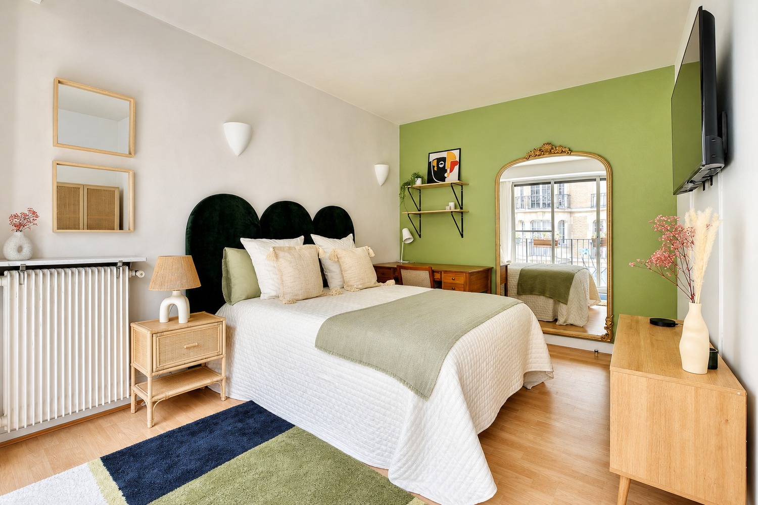 Bright 13 m² room for rent in Paris – PA110