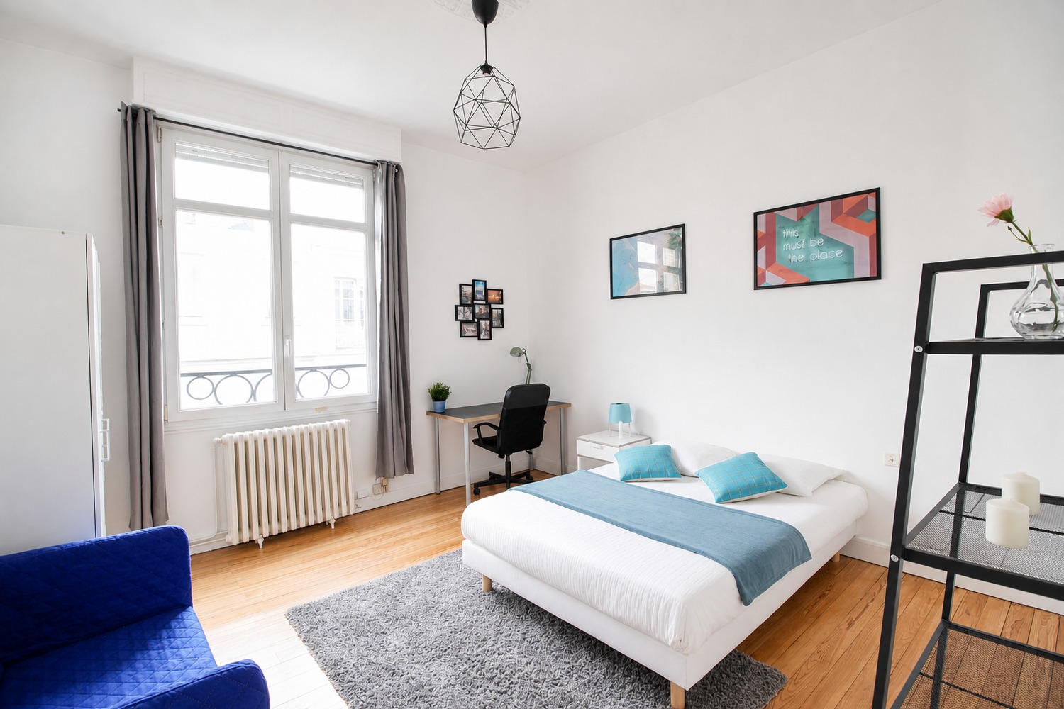 Spacious luminous bedroom – 16m² – BO9