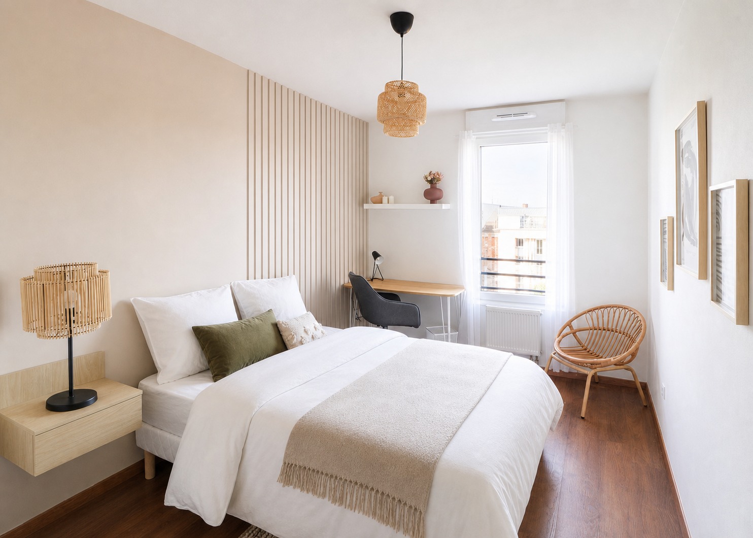 Sophisticatedbedroom of 14 m² to rent in coliving in Lille – LIL02
