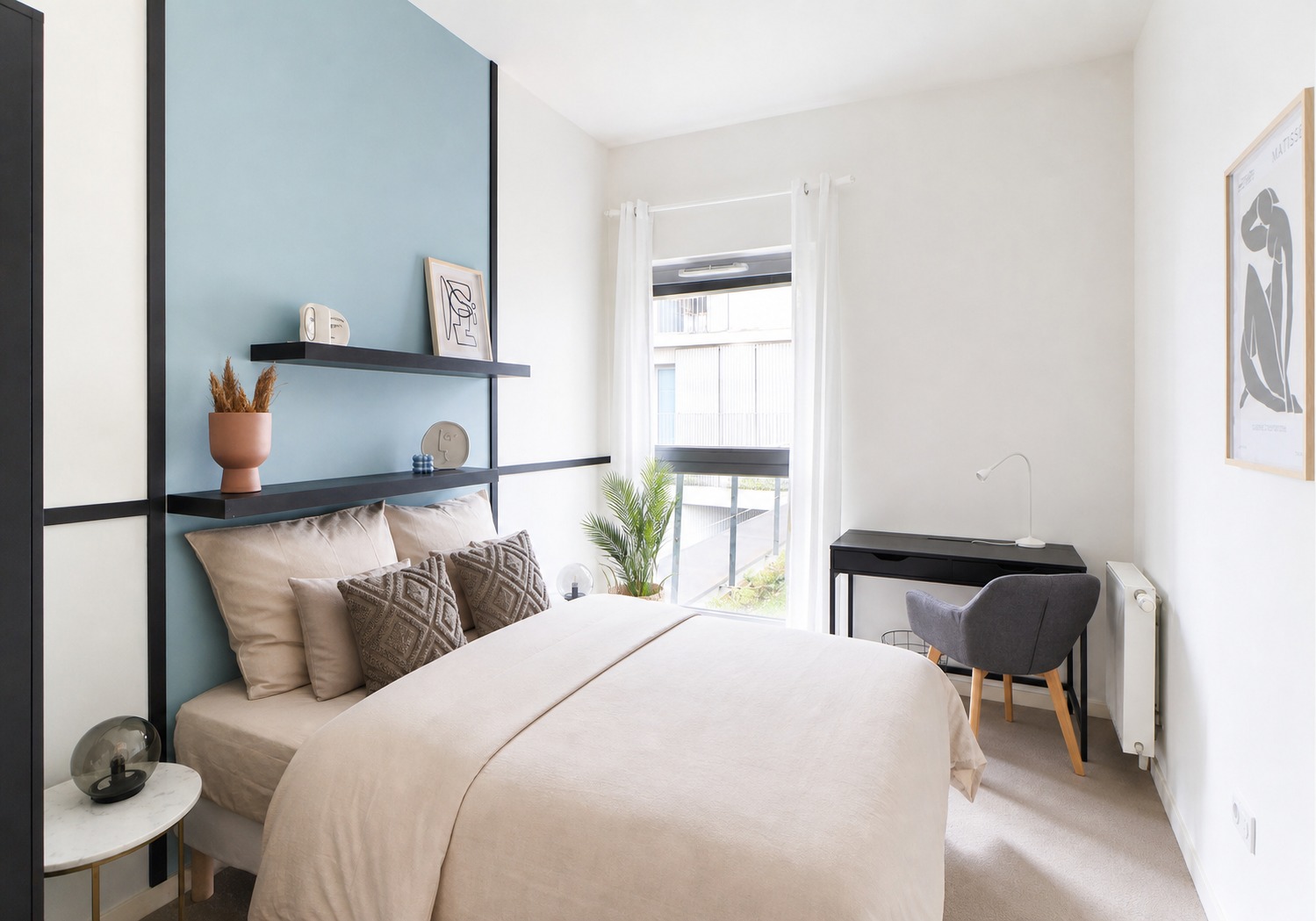 Rent this elegant 12 m² bedroom in coliving at Rosa Parks – PA71