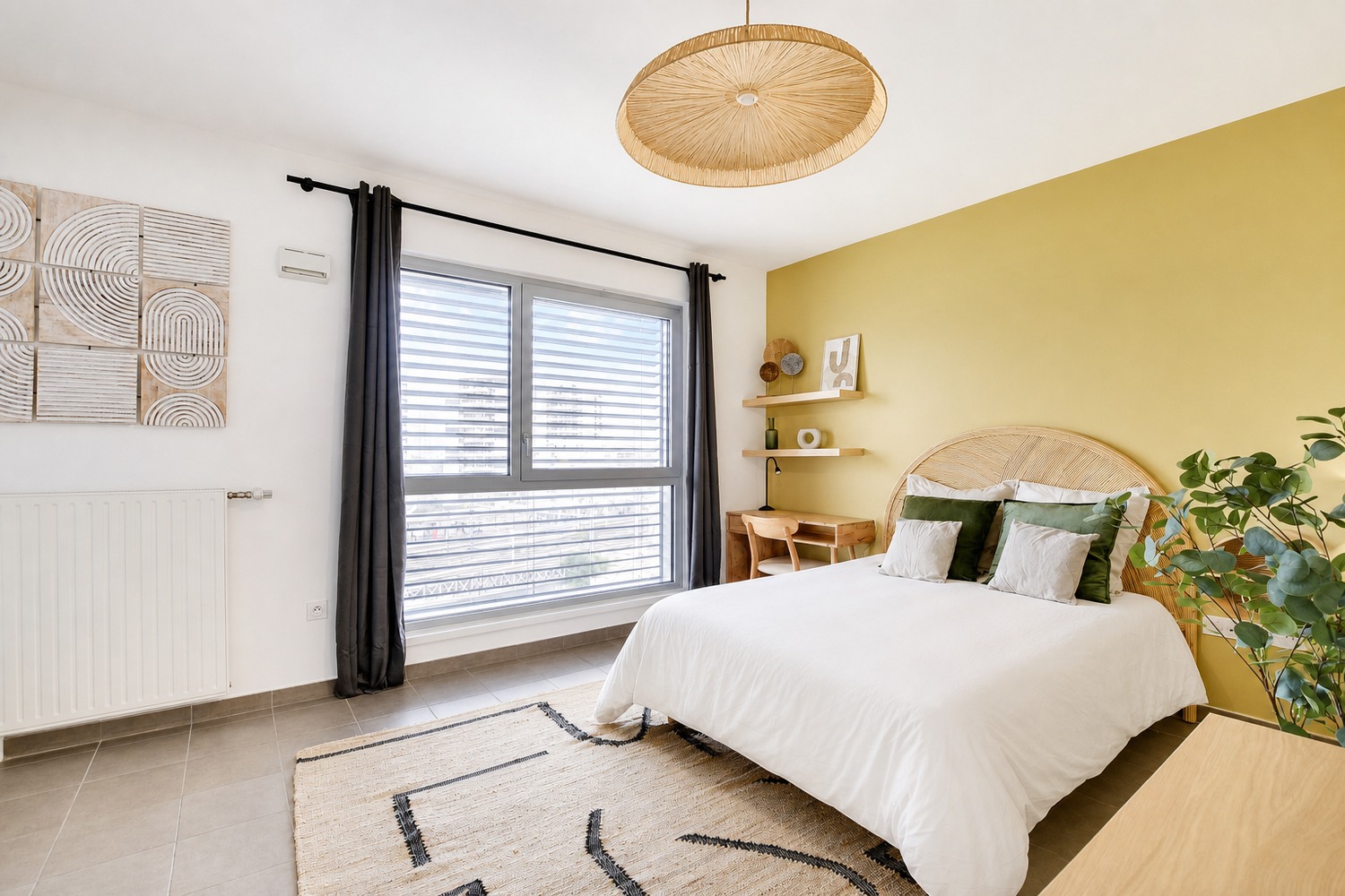 Chambre apaisante de 11 m² en coliving à Paris - PA97