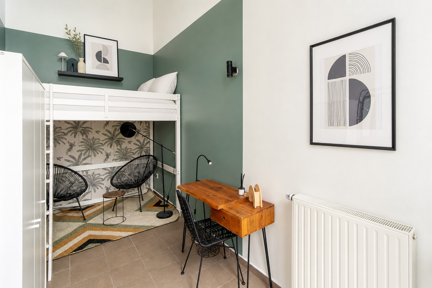 Rent this 11 m² in coliving room with mezzanine in Paris – PA87