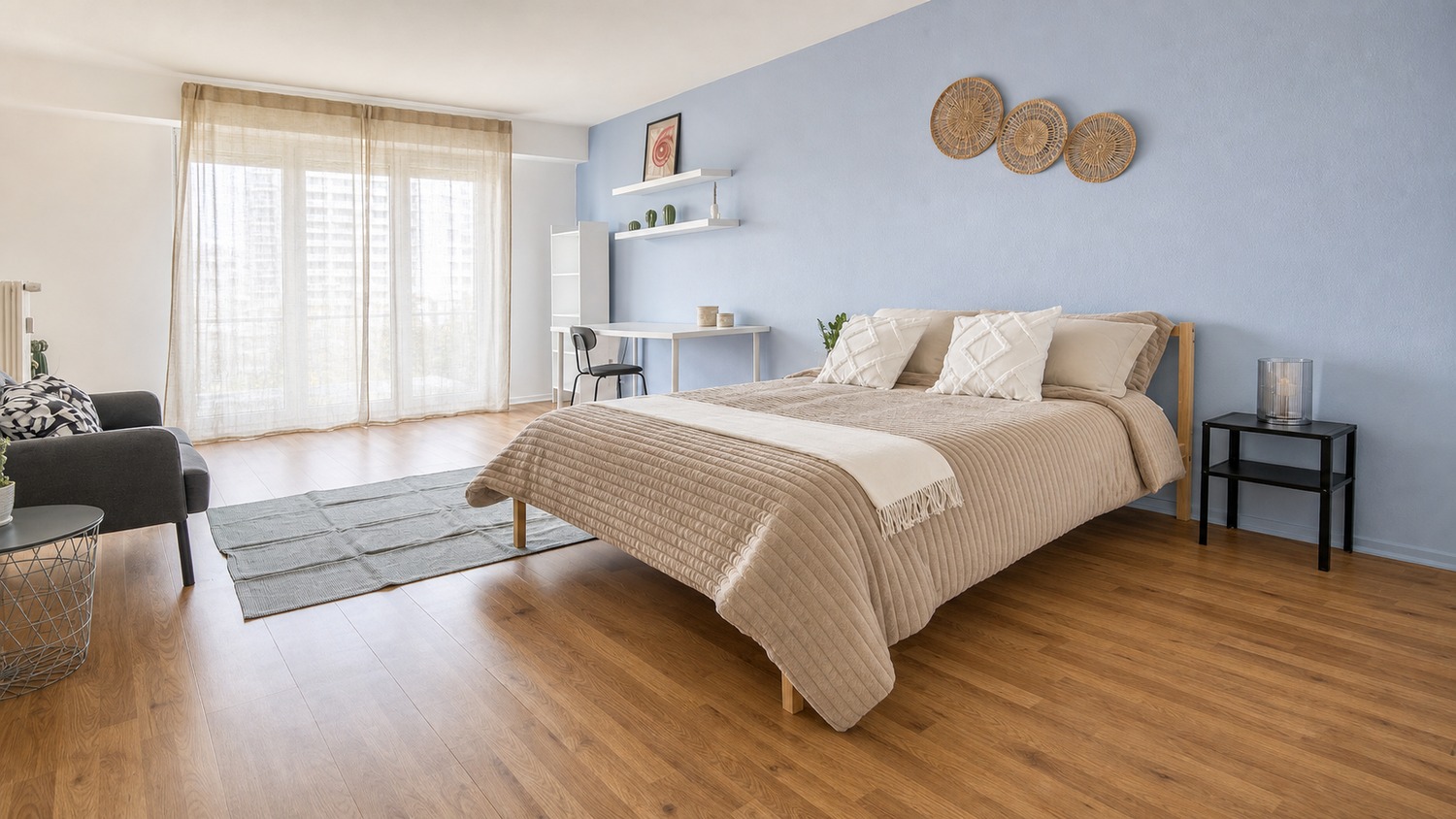 Spacious luminous bedroom – 24m² – ST13