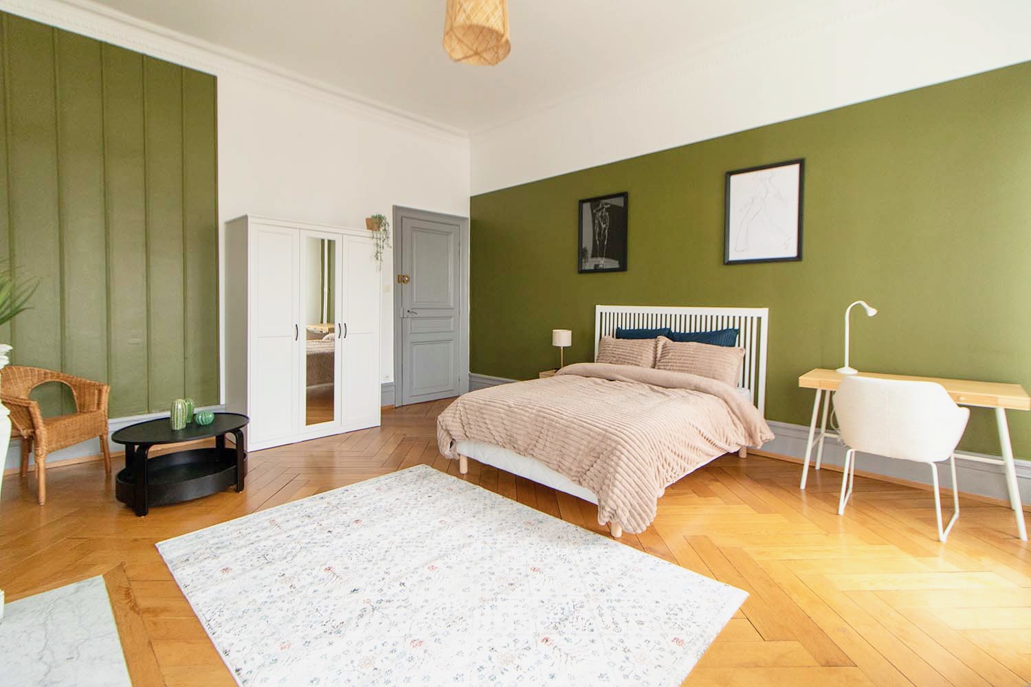Move into this superbe 25 m² coliving room with its private bathroom in Strasbourg – ST91