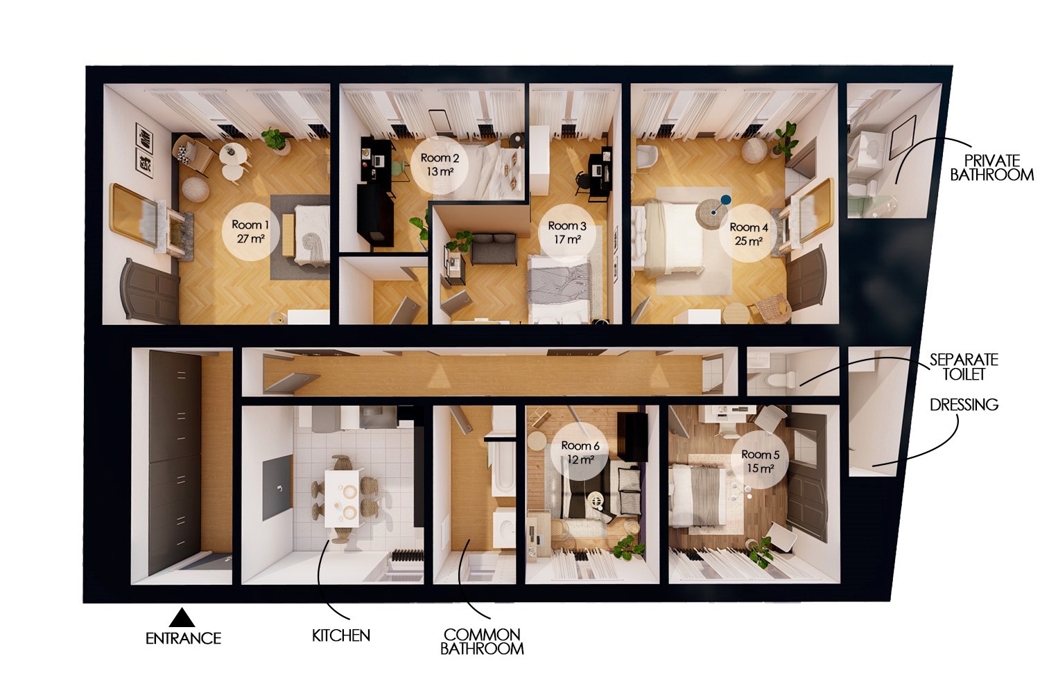 Move into this 15 m² coliving room in the heart of Strasbourg – ST92
