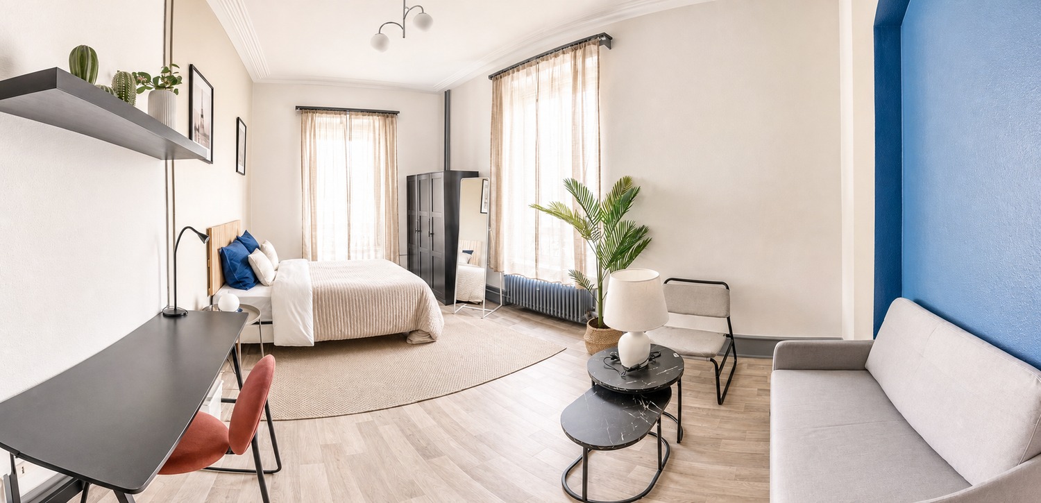 Move into this spacious 18 m² coliving room in the city center of Strasbourg – ST87