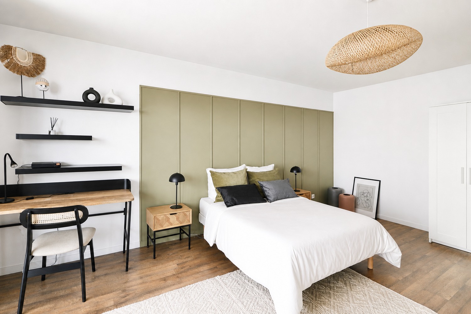 Spacious 25 m² bedroom for rent in coliving in Bègles, near Bordeaux – B019