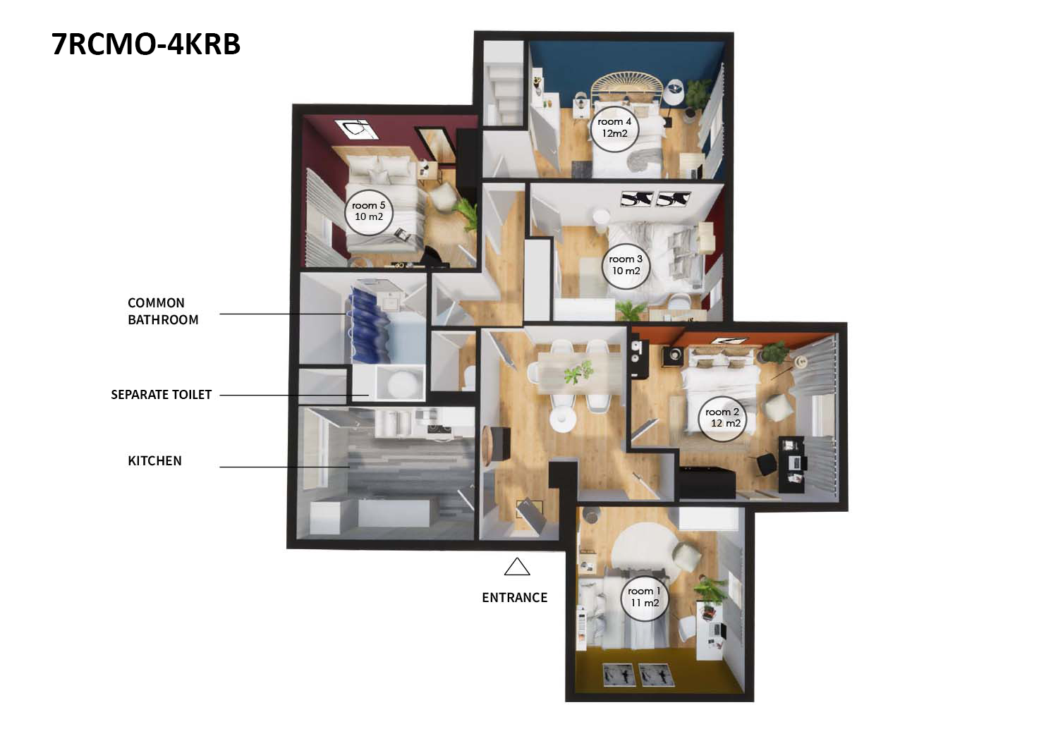 Radiant 11 m² room in Kremlin-Bicêtre – KRB9