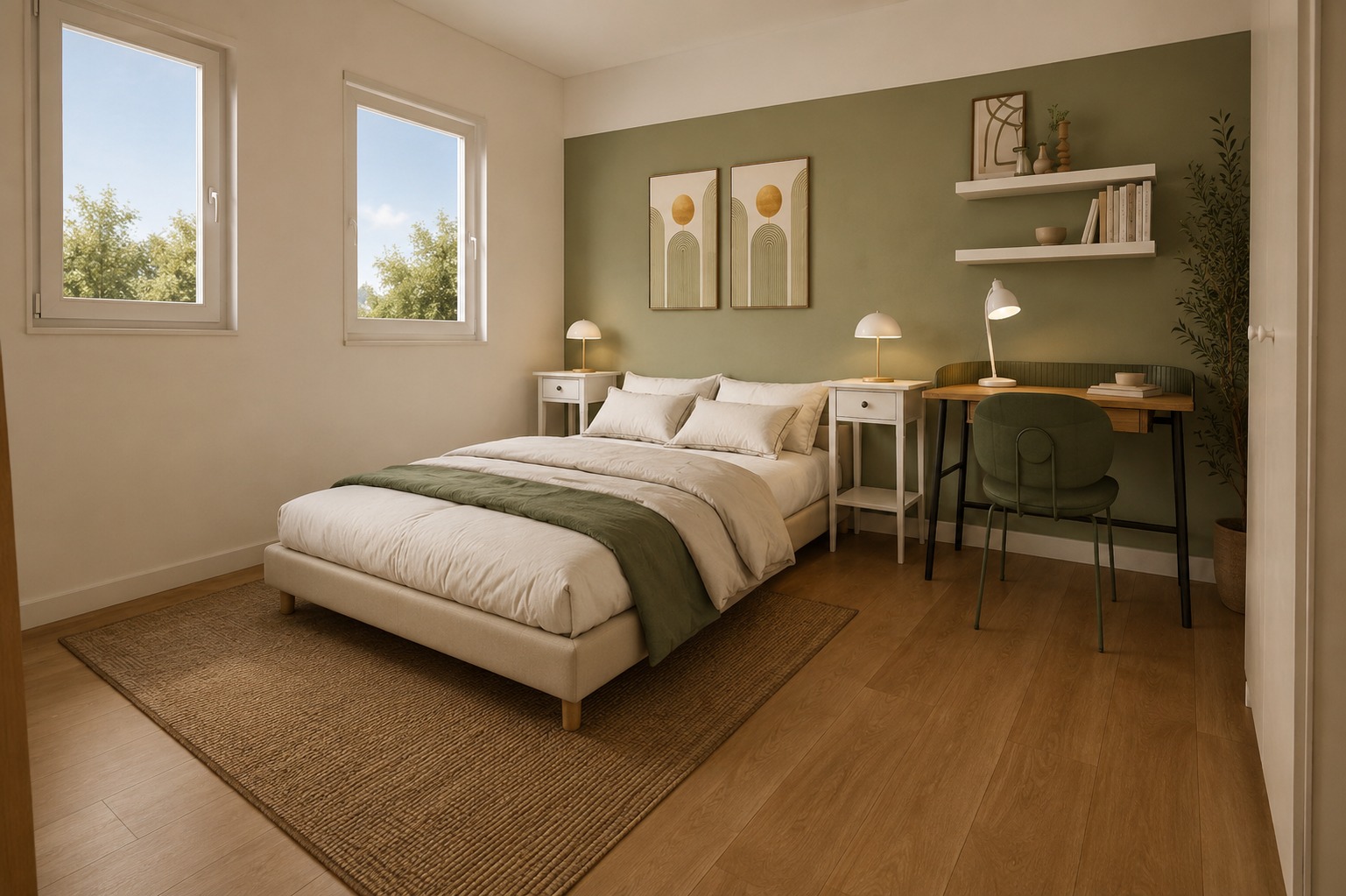 Boho bedroom – 13 sqm – Strasbourg – ST113